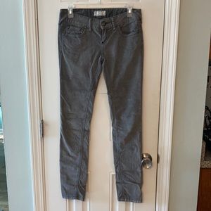 Free People gray corduroy pants size 26